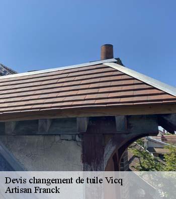 Devis changement de tuile Hornberger Franck 78 couverture